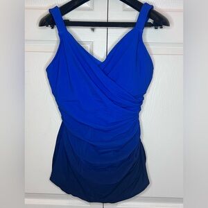 Lands' End Slender suit tummy control size 12MAST NWOT